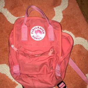 pink backpack